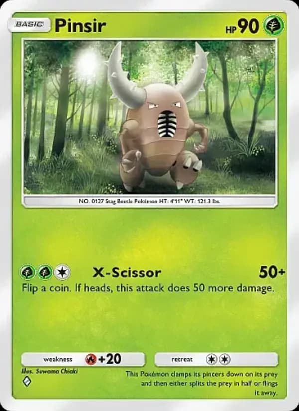 Pinsir, carta 001 de Mega Rising