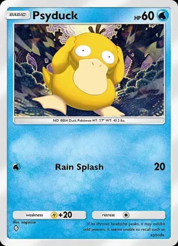 Psyduck, carta 048 de Mega Rising