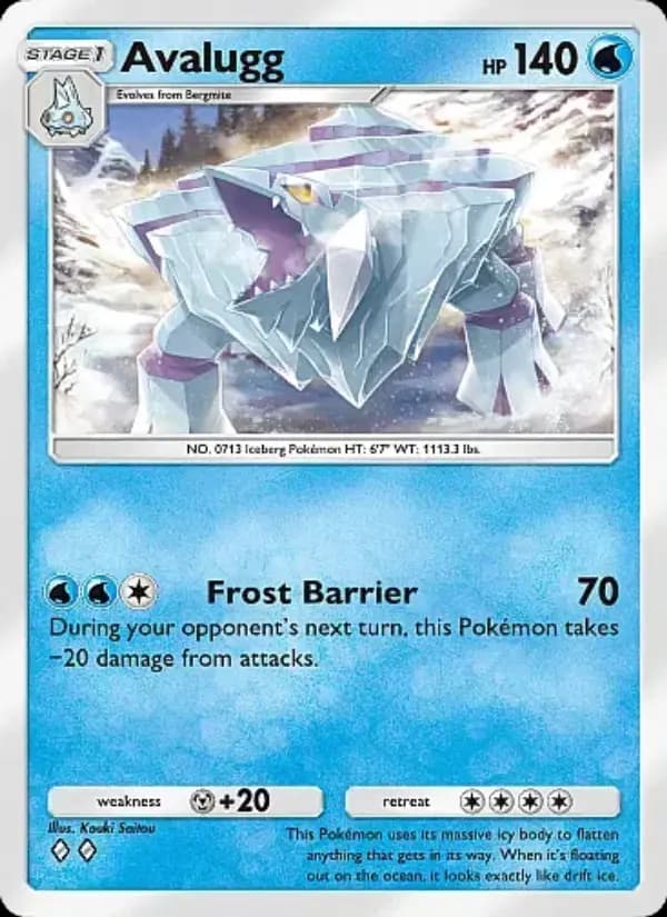 Avalugg, carta 075 de Mega Rising