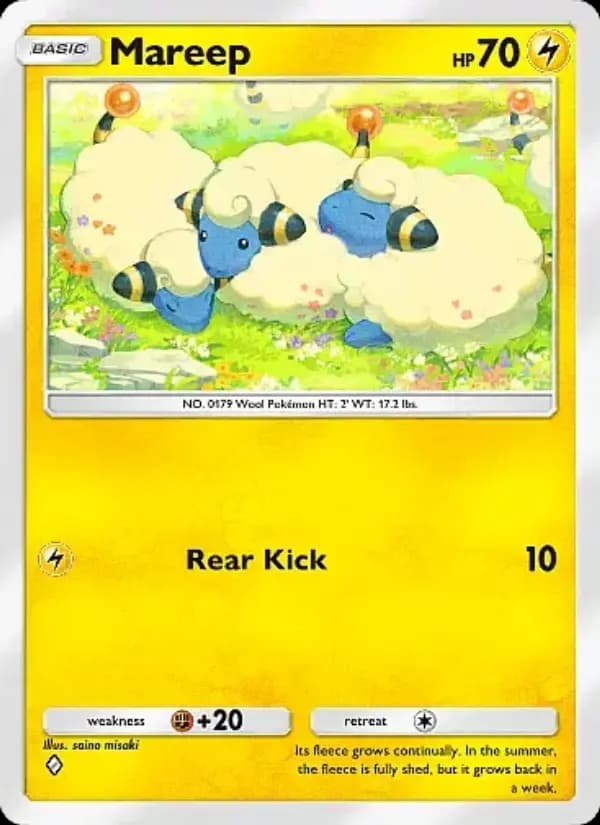 Mareep, carta 082 de Mega Rising