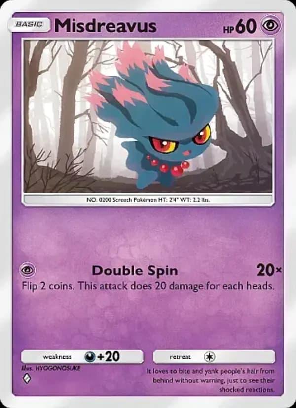 Misdreavus, carta 099 de Mega Rising