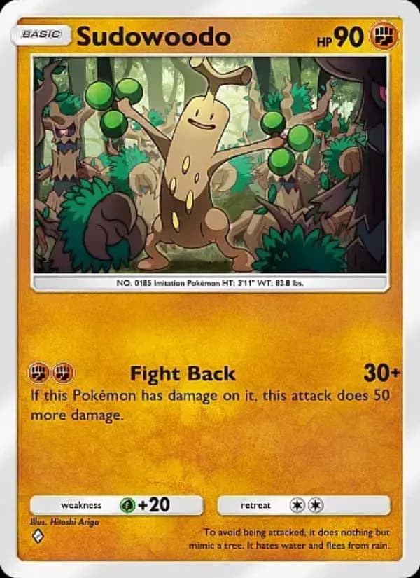 Sudowoodo, carta 125 de Mega Rising