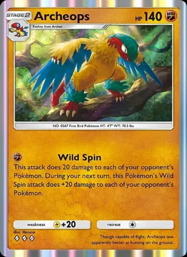 Archeops, carta 134 de Mega Rising