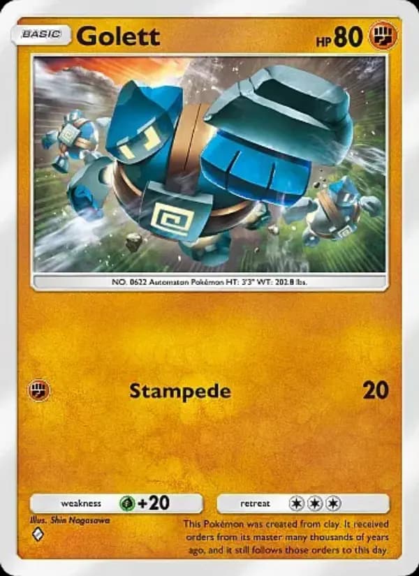 Golett, carta 135 de Mega Rising