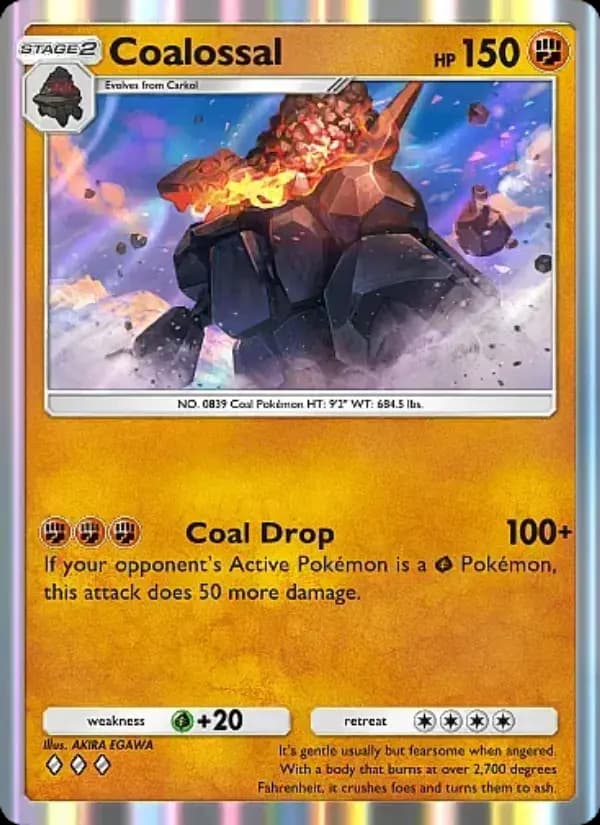 Coalossal, carta 147 de Mega Rising