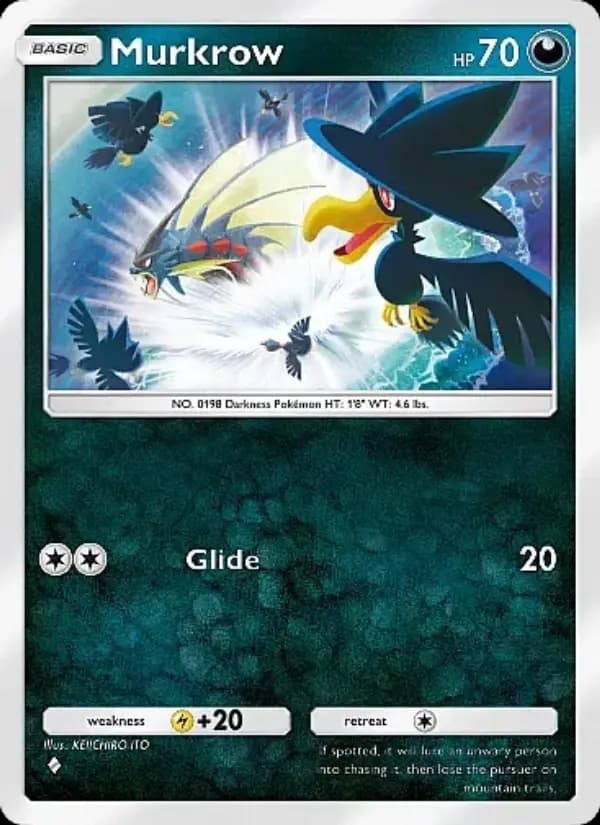 Murkrow, carta 148 de Mega Rising