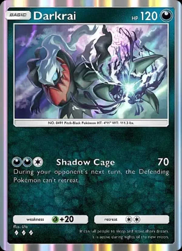 Darkrai, carta 154 de Mega Rising