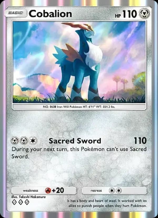 Cobalion, carta 169 de Mega Rising