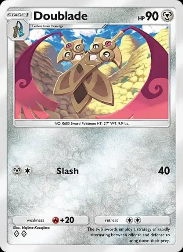 Doublade, carta 171 de Mega Rising