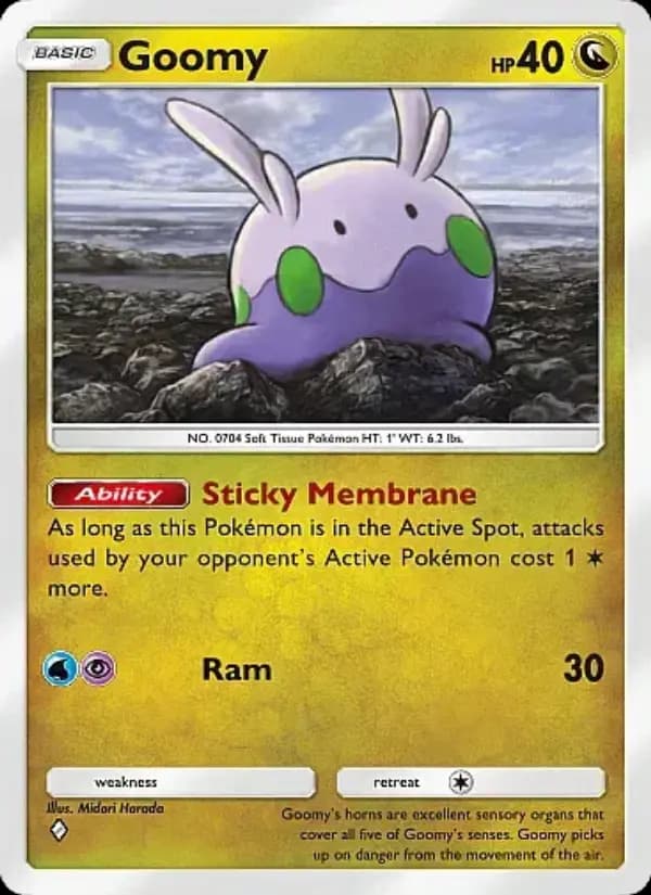 Goomy, carta 177 de Mega Rising