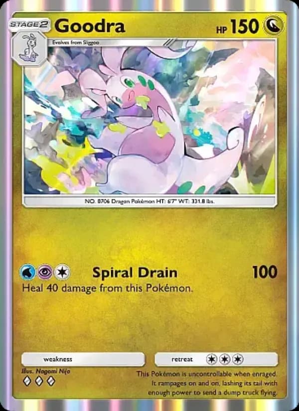 Goodra, carta 179 de Mega Rising