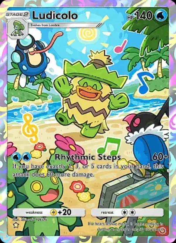 Ludicolo, carta 233 de Mega Rising