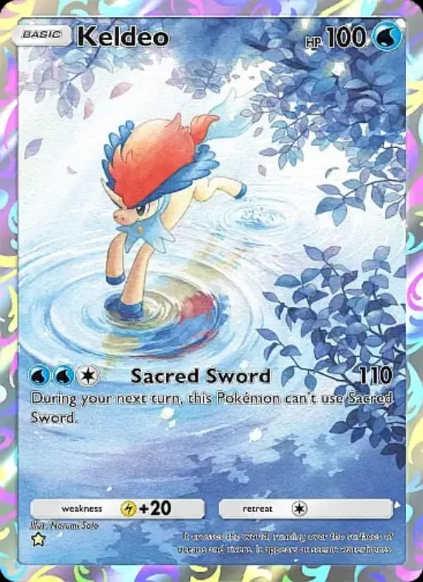 Keldeo, carta 235 de Mega Rising