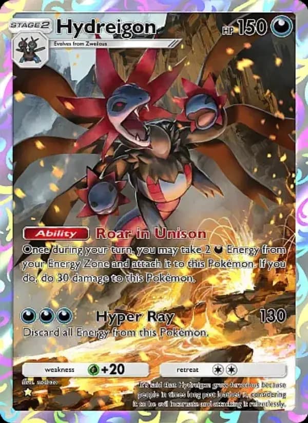 Hydreigon, carta 245 de Mega Rising