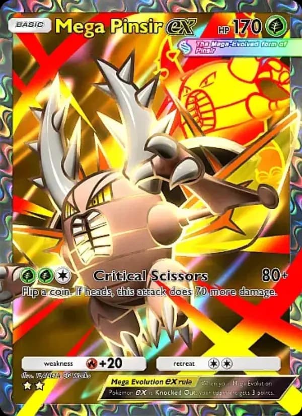Mega Pinsir ex, carta 251 de Mega Rising
