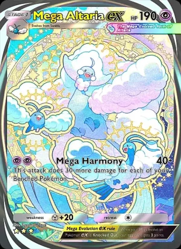 Mega Altaria ex, carta 286 de Mega Rising