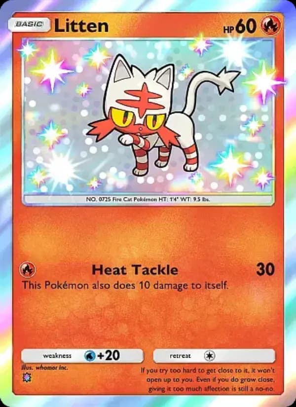 Litten, carta 293 de Mega Rising