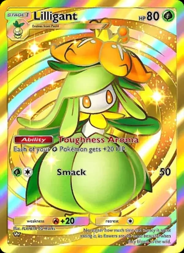 Lilligant, carta 329 de Mega Rising