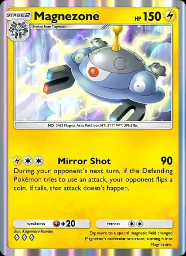 Magnezone, carta 026 de Crimson Blaze