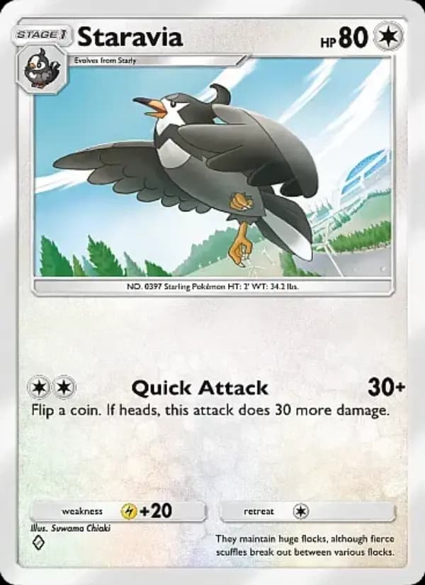 Staravia, carta 060 de Crimson Blaze