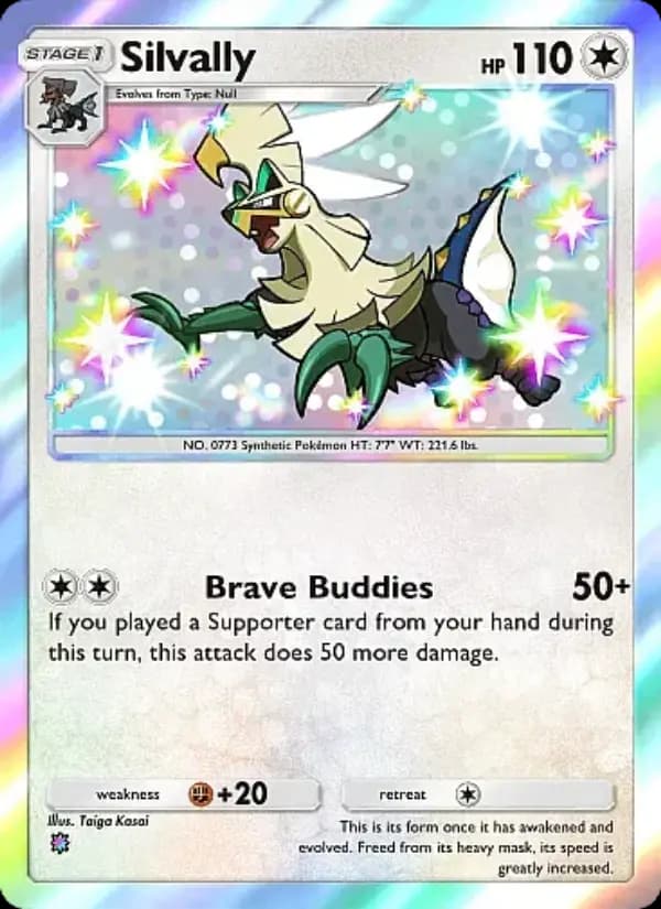 Silvally, carta 097 de Crimson Blaze
