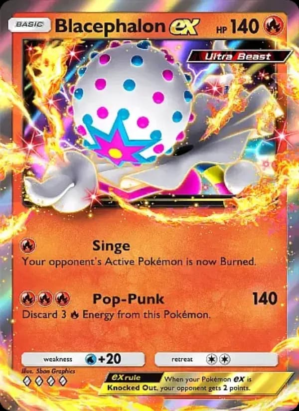 Blacephalon ex, carta 023 de Fantastical Parade