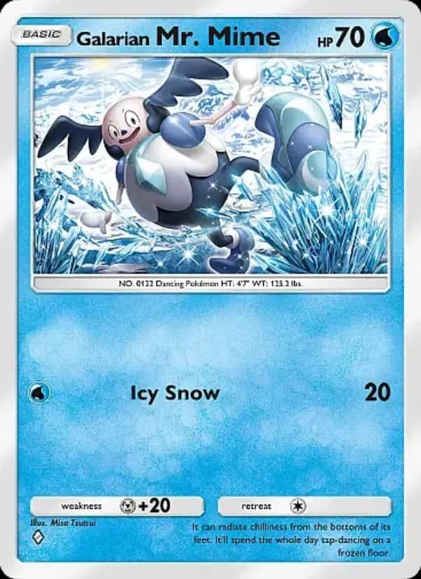 Galarian Mr. Mime, carta 030 de Fantastical Parade
