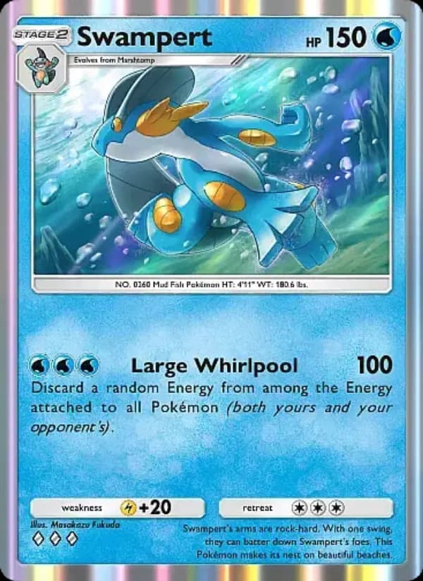 Swampert, carta 035 de Fantastical Parade