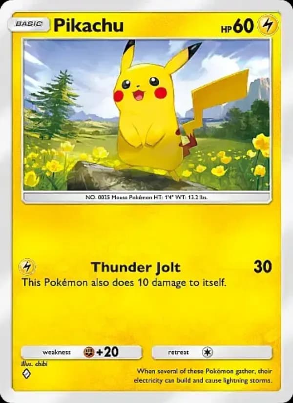 Pikachu, carta 049 de Fantastical Parade