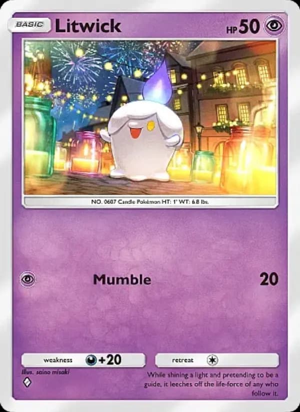 Litwick, carta 067 de Fantastical Parade