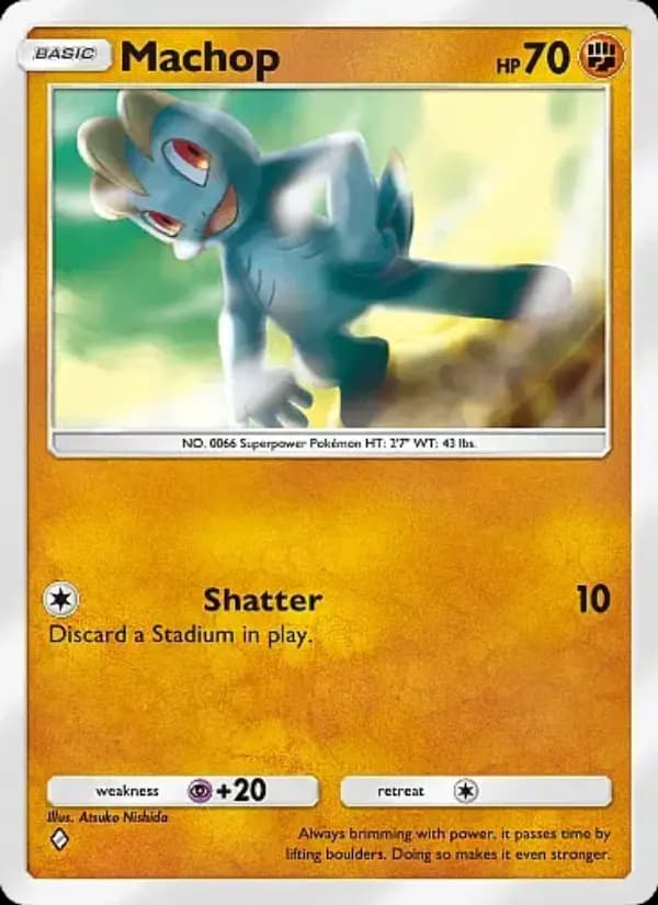 Machop, carta 079 de Fantastical Parade