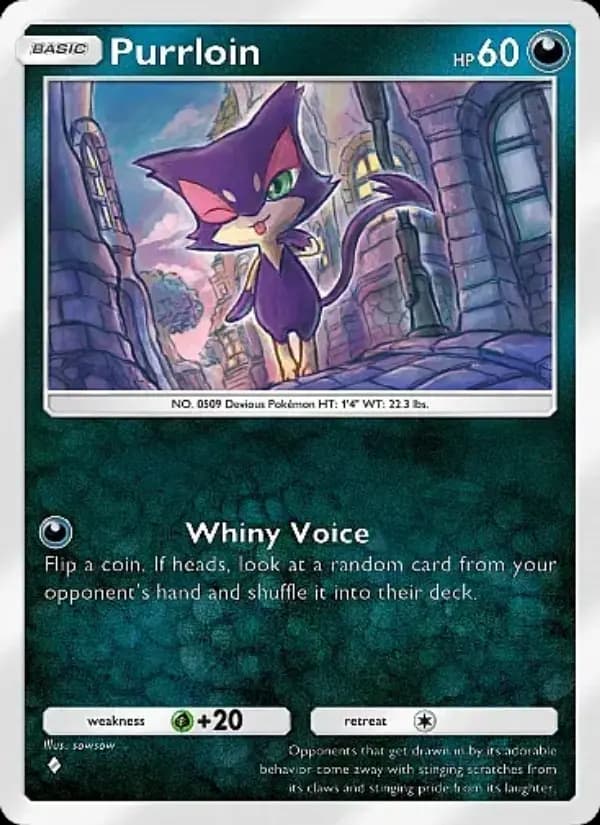 Purrloin, carta 104 de Fantastical Parade