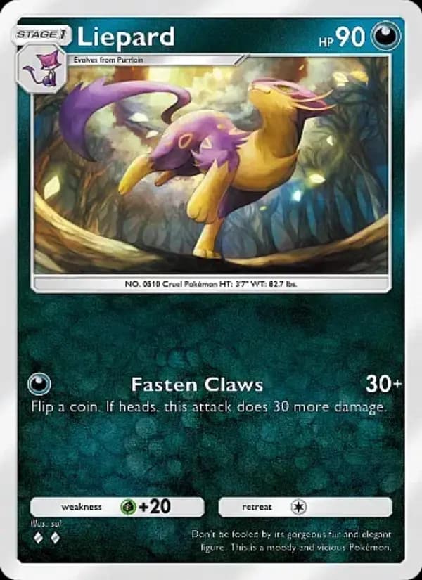 Liepard, carta 105 de Fantastical Parade