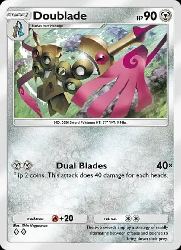 Doublade, carta 119 de Fantastical Parade