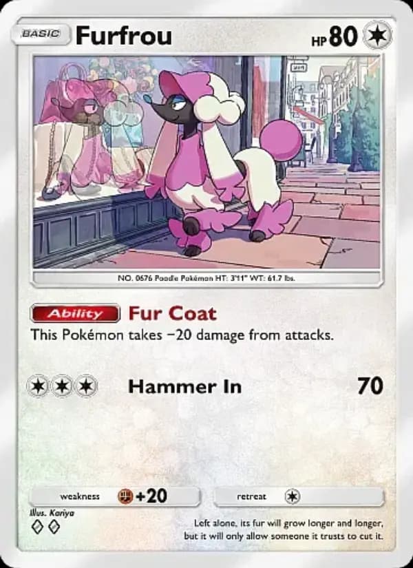 Furfrou, carta 141 de Fantastical Parade