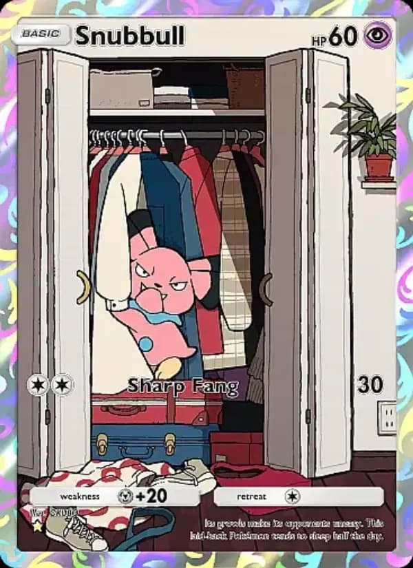 Snubbull, carta 168 de Fantastical Parade