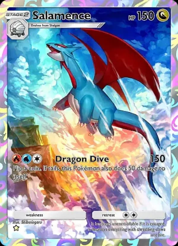 Salamence, carta 178 de Fantastical Parade
