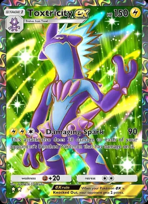 Toxtricity ex, carta 184 de Fantastical Parade