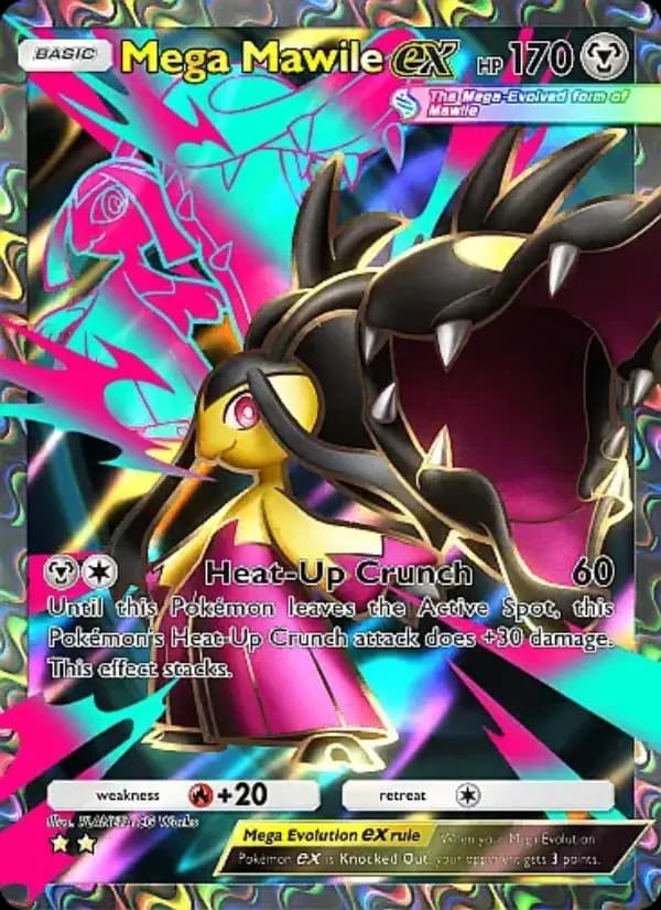 Mega Mawile ex, carta 188 de Fantastical Parade