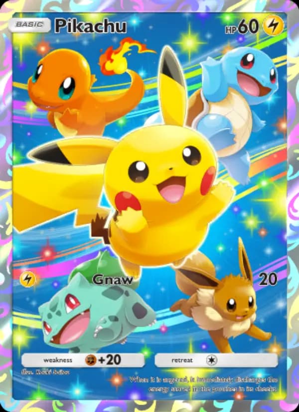 Pikachu, carta 026 de Promos-A