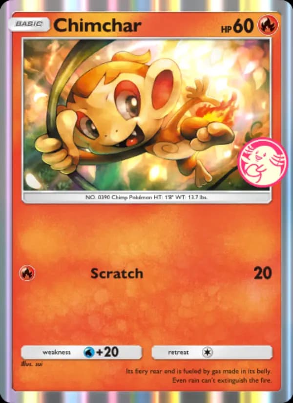 Chimchar, carta 040 de Promos-A