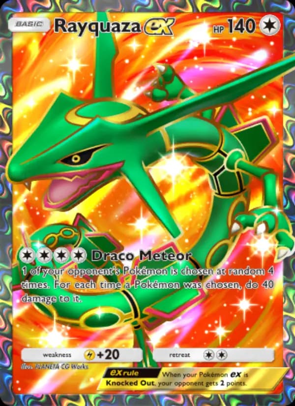 Rayquaza ex, carta 065 de Promos-A