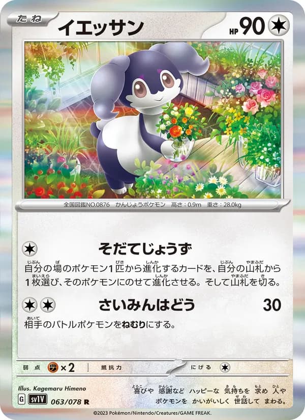 イエッサン, carta 063 de バイオレットex