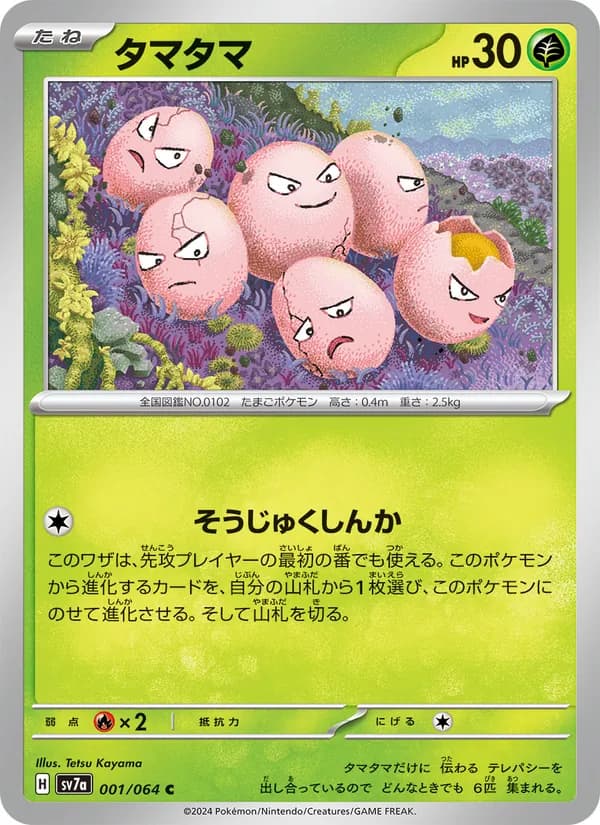 タマタマ, carta 001 de 楽園ドラゴーナ