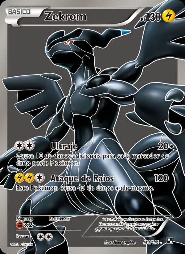 Zekrom, carta 114 de Black & White