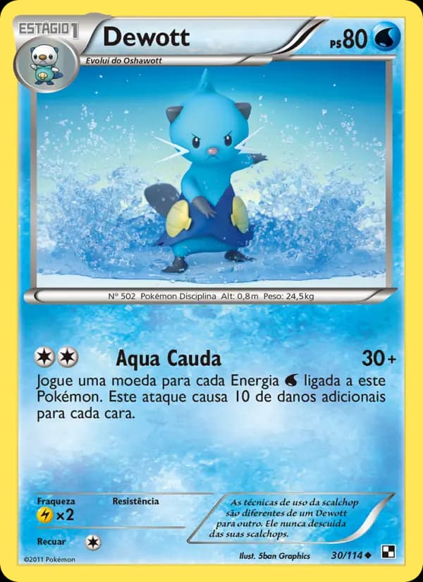 Dewott, carta 30 de Black & White
