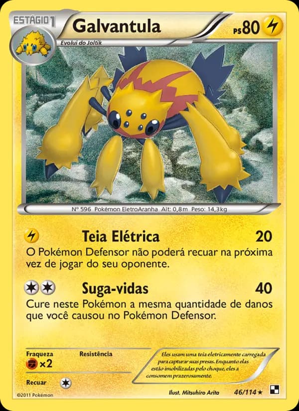 Galvantula, carta 46 de Black & White
