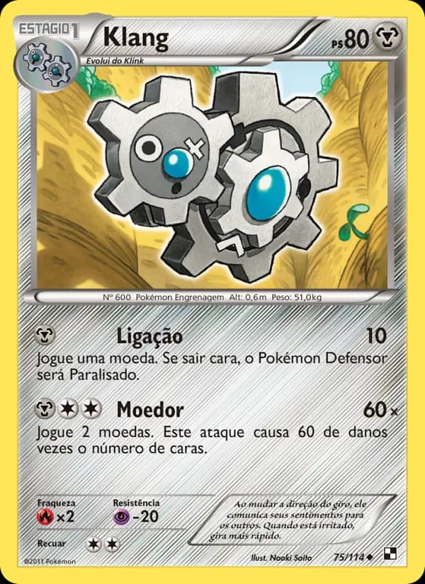 Klang, carta 75 de Black & White