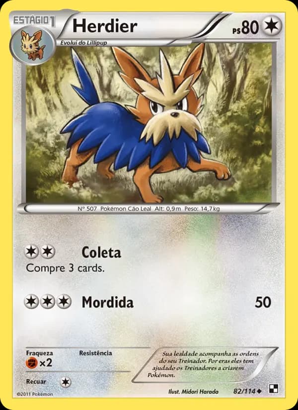 Herdier, carta 82 de Black & White