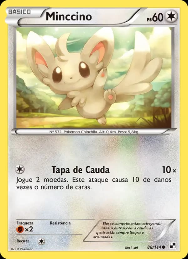 Minccino, carta 88 de Black & White